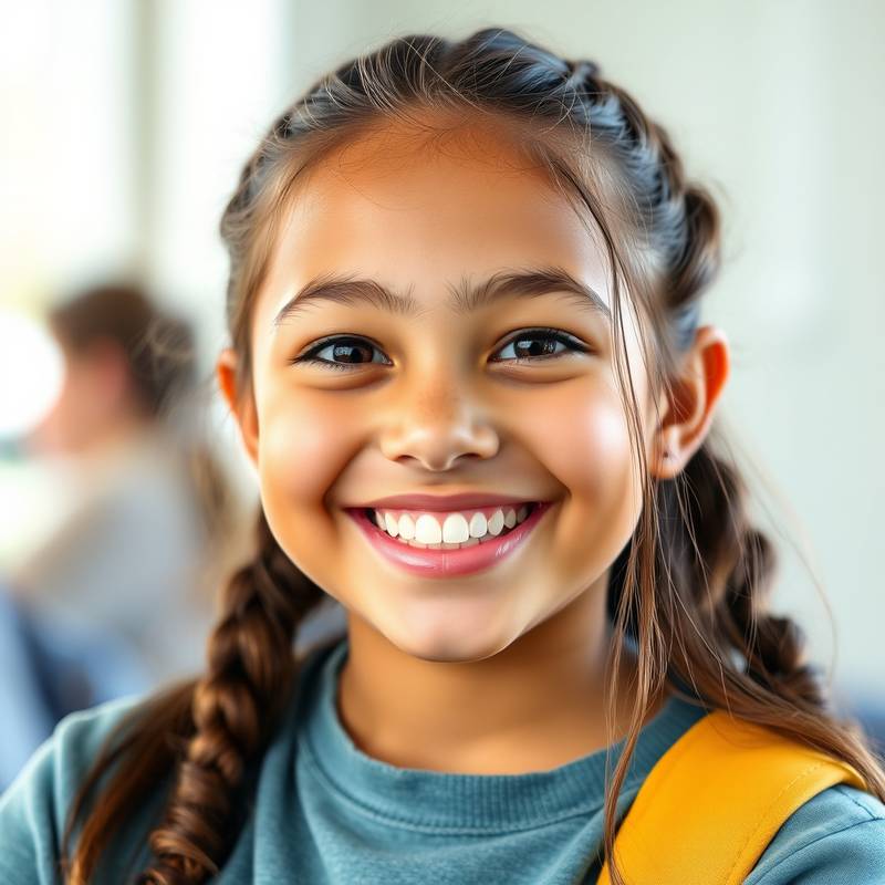 Foto van tevreden student